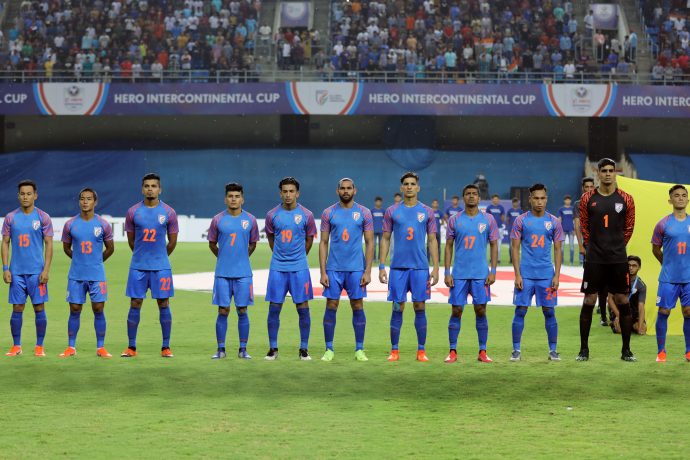 The Indian national football team. (Photo courtesy: AIFF Media)