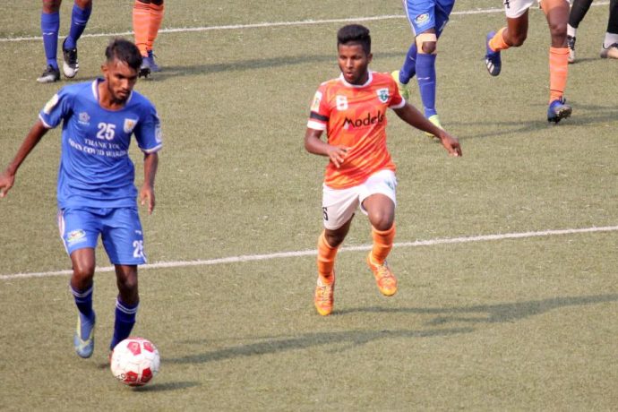 Selvel Goa Professional League match action between Sporting Clube de Goa and Dempo SC. (Photo courtesy: Dempo Sports Club)