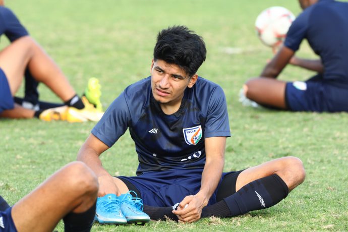 Indian national team midfielder Anirudh Thapa. (Photo courtesy: AIFF Media)