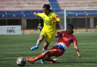 Hero Indian Women's League match action. (Photo courtesy: AIFF Media)