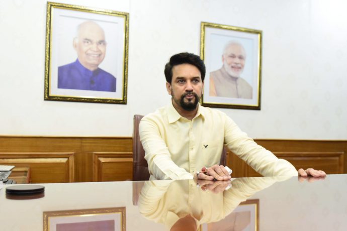 Shri Anurag Thakur, Minister of Youth Affairs & Sports, Government of India. (Photo courtesy: Press Information Bureau, Government of India)