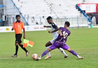 Calcutta Football League – Premier Division A match action between Mohammedan Sporting Club and United Sports Club. (Photo courtesy: Mohammedan Sporting Club)