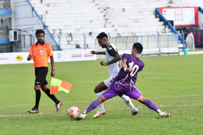 Calcutta Football League – Premier Division A match action between Mohammedan Sporting Club and United Sports Club. (Photo courtesy: Mohammedan Sporting Club)