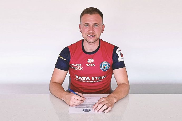 Scottish attacking midfielder Greg Stewart has signed a contract with Jamshedpur FC. (Photo courtesy: Jamshedpur FC)