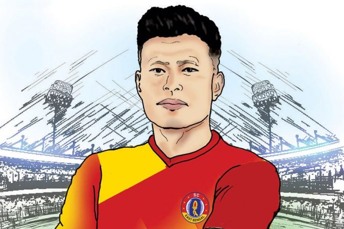 SC East Bengal welcome their new signing Jackichand Singh. (Image courtesy: SC East Bengal)