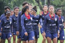 The Indian women's national team squad in training. (Photo courtesy: AIFF Media)