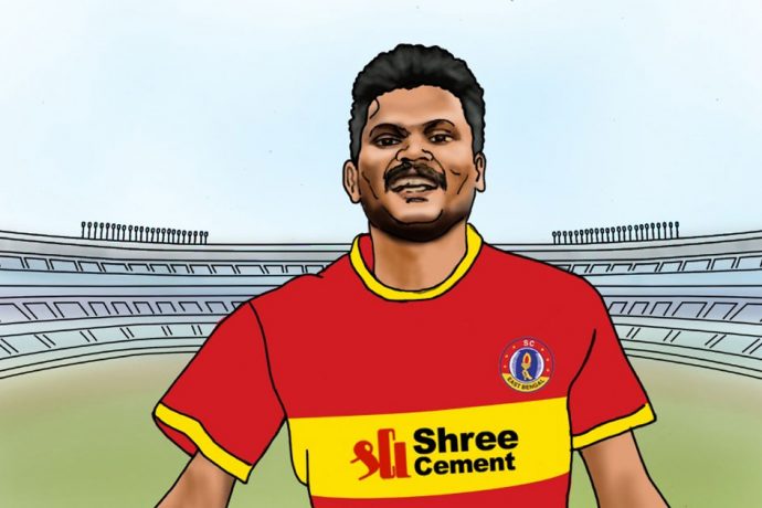SC East Bengal welcome their new signing Romeo Fernandes. (Image courtesy: SC East Bengal)
