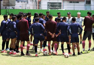 Indian national team training. (Photo courtesy: AIFF Media)