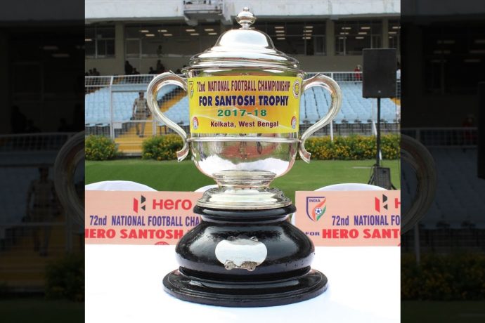 The coveted Santosh Trophy. (Photo courtesy: AIFF Media)