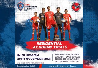 Bhaichung Bhutia Football Schools Residential Academy trials to start on November 14, 2021 at the Gaur City Stadium in Greater Noida. (Image courtesy: BBFS)