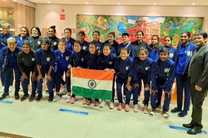 Members of the Indian Women's national team squad. (Photo courtesy: AIFF Media)