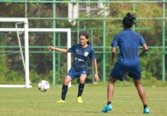 Indian women's national team midfielder Kamala Devi. (Photo courtesy: AIFF Media)