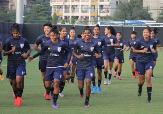 The Indian women's national team in training. (Photo courtesy: AIFF Media)