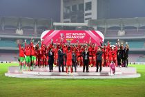 AFC Women's Asian Cup India 2022 champions China PR. (Photo courtesy: AIFF Media)