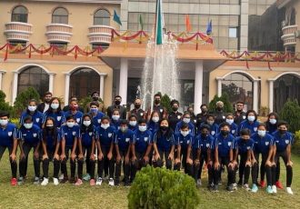 The Indian U-17 women's national team squad. (Photo courtesy: AIFF Media)