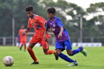 Bengaluru FC U-13 forward Atul Pulipra in action against FC Goa in the U13 JSW Youth Cup. (Photo courtesy: Bengaluru FC)
