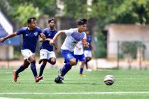 Bengaluru FC U-15s forward Lalpekhlua in action against Subodhaya FC. (Photo courtesy: Bengaluru FC)