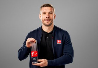 "Bundesliga Legends Network" member Lukas Podolski. (Photo courtesy: DFL/Ortmanns)