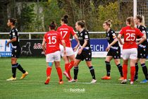 2nd Division Women's Bundesliga match action between DSC Arminia Bielefeld and FSV Gütersloh 2009. (© CPD Football)