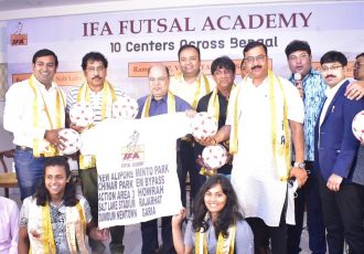 West Bengal's Indian Football Association (IFA) announce 10 Futsal Academies in the State. (Photo courtesy: AIFF Media)