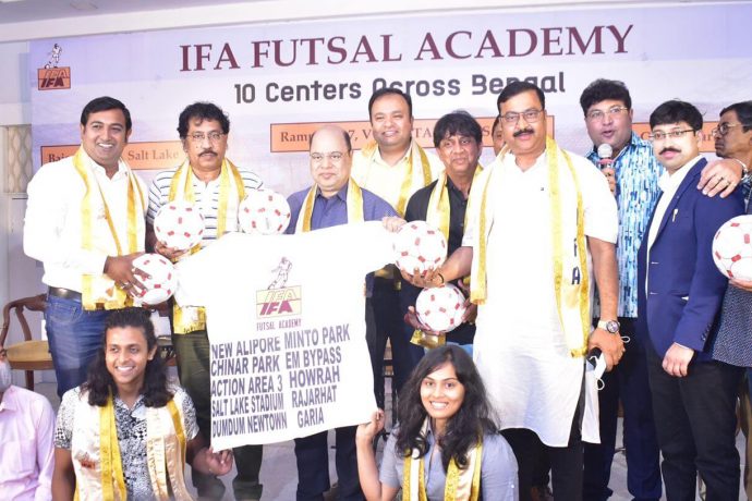 West Bengal's Indian Football Association (IFA) announce 10 Futsal Academies in the State. (Photo courtesy: AIFF Media)