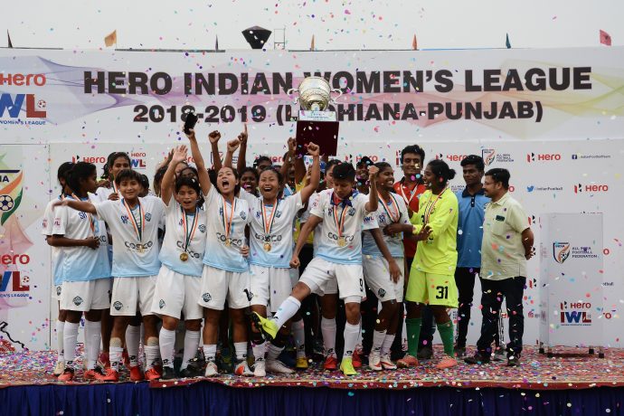 Hero Indian Women's League (IWL) 2018-19 champions Sethu FC. (Photo courtesy: AIFF Media)