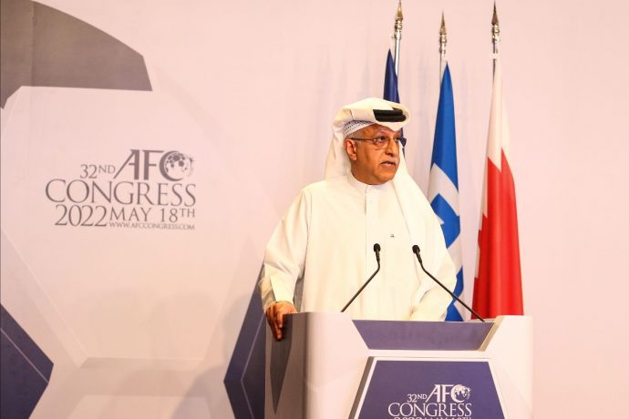 Asian Football Confederation (AFC) President Shaikh Salman bin Ebrahim Al Khalifa. (Photo courtesy: AFC)